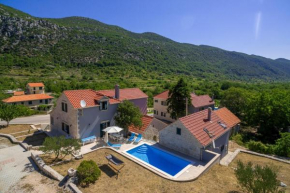 Villa Roglic with pool in Dalmatian Hinterland with tennis, mini golf, basketball court